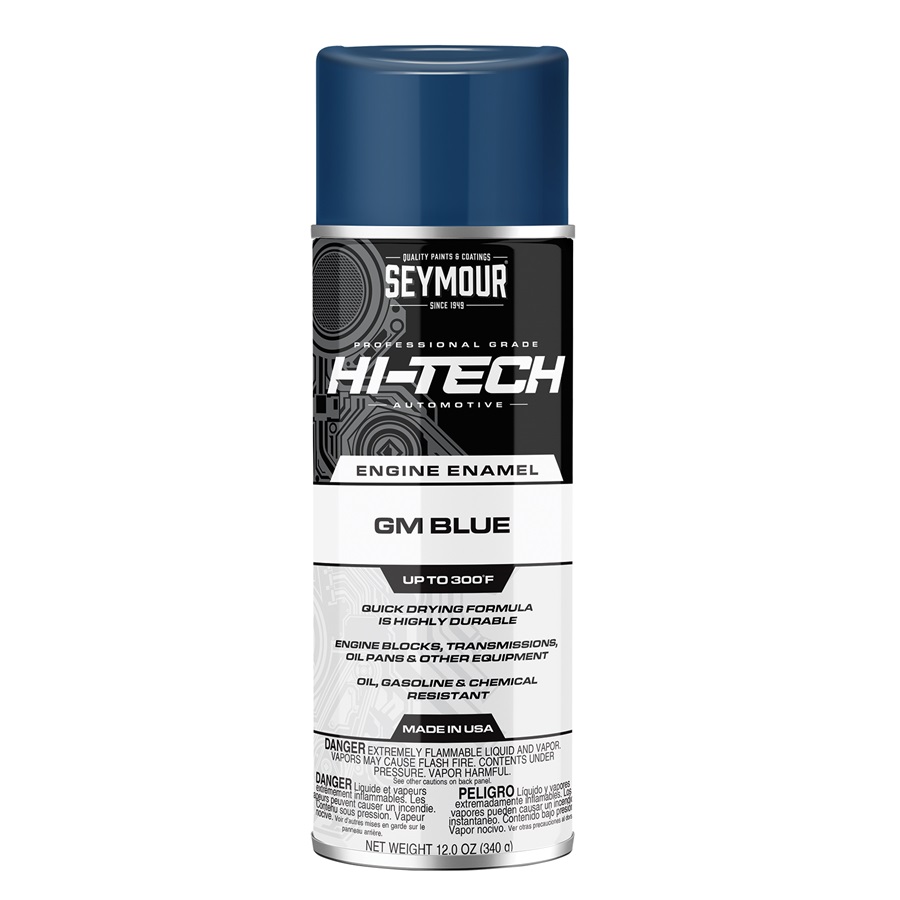 SEYMOUR® HI-TECH 300 Degree Engine Enamels - GM Blue, 12 oz